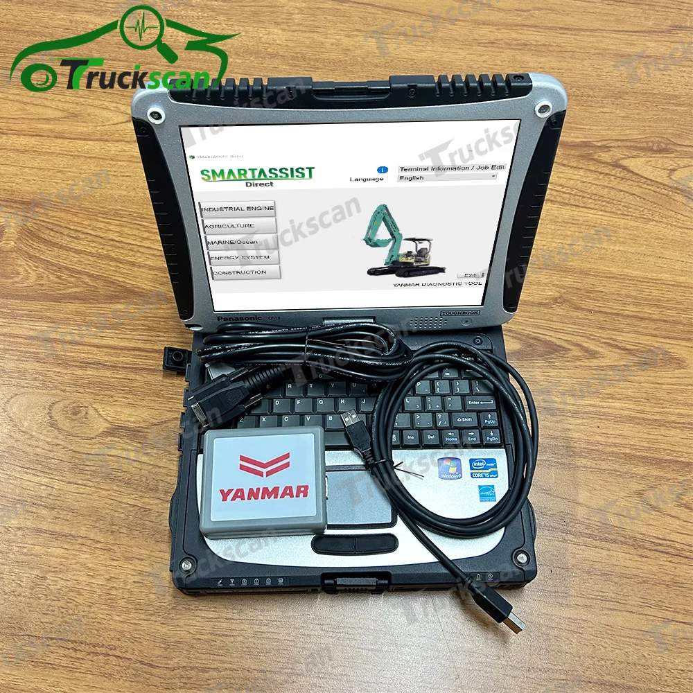 CF19 laptop+Diesel Engine For Yanmar diagnostic tool For YANMAR Service Tool YEDST Agriculture Tractor construction scanner
CF19 laptop+Diesel Engine For Yanmar diagnostic tool For YANMAR Service Tool YEDST Agriculture Tractor construction scanner