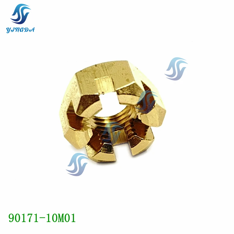 90171-10M01 Outboard Nut Castle For Yamaha Outboard Motor 2T 4T 6HP 8HP 15HP Parsun F15-06000016 Hidea Seapro 369-64121-0
90171-10M01 Outboard Nut Castle For Yamaha Outboard Motor 2T 4T 6HP 8HP 15HP Parsun F15-06000016 Hidea Seapro 369-64121-0