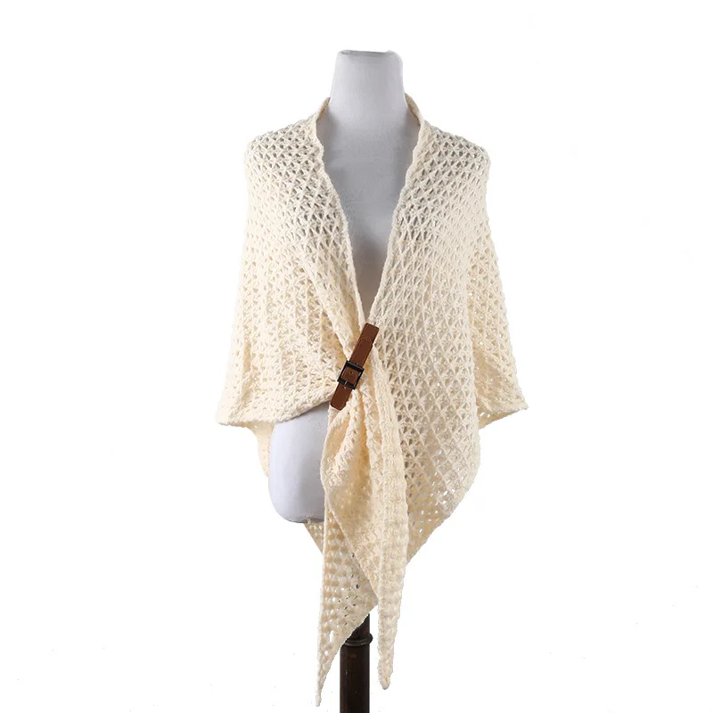 2022 Autumn Winter Women's Versatile Shawl Thickened Warm Knitted Scarf Shawl Cloak Multifunctional Ponchos Capes White
2022 Autumn Winter Women's Versatile Shawl Thickened Warm Knitted Scarf Shawl Cloak Multifunctional Ponchos Capes White