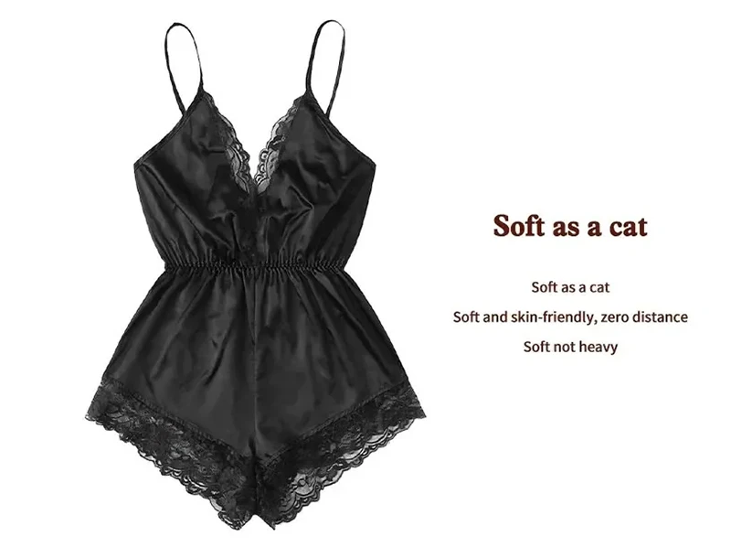 Summer New Sexy Fashion Women Lace Splice Trim Backless Bow Shorts V-Neck Bodysuit Women Sleep Wear Set 6 Sa128215d9ed54139836dfe91413fb096f