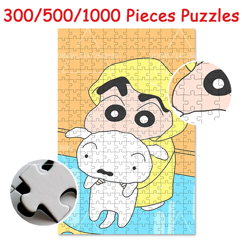 Crayon Shin-Chan Japanese Anime Jigsaw Puzzle Toys 300/500/1000PCS Wooden Puzzles Children's Educational Toys Gifts Adult Games
Crayon Shin-Chan Japanese Anime Jigsaw Puzzle Toys 300/500/1000PCS Wooden Puzzles Children's Educational Toys Gifts Adult Games