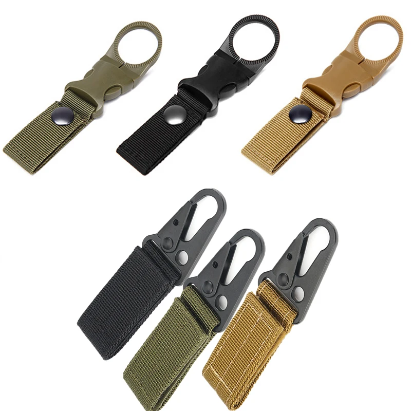 Tactical Water Bottle Carabiner Clip Backpack Hooks Olecranon Molle Hook Survival EDC Military Keychain Clasp Tool Accessories
Tactical Water Bottle Carabiner Clip Backpack Hooks Olecranon Molle Hook Survival EDC Military Keychain Clasp Tool Accessories
