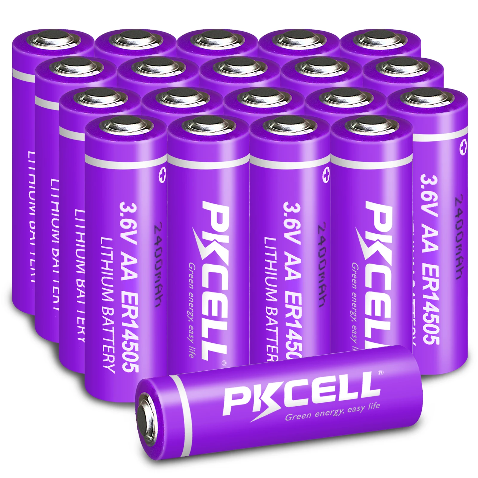 20PCS PKCELL ER14505 AA battery AA lithium Batteries Superior LR6 R6P 14505 2400mah Primary battari For Smart ,water ,gas meter
20PCS PKCELL ER14505 AA battery AA lithium Batteries Superior LR6 R6P 14505 2400mah Primary battari For Smart ,water ,gas meter