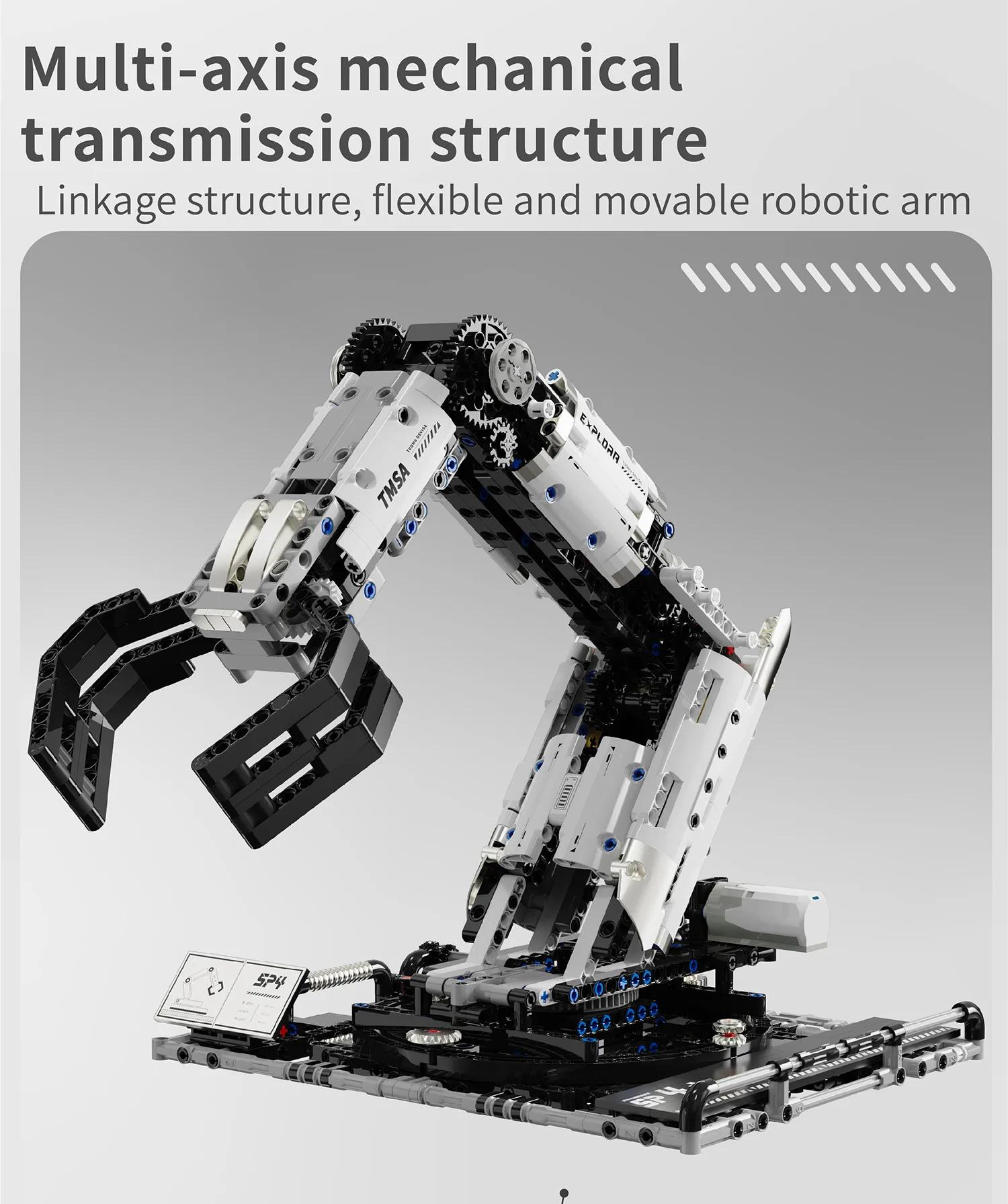 IN STOCK T2007 Technical Programming the Robotic Arm Building Blocks Bricks Assembling Model Toys for Boys Christmas Gifts Sets IN STOCK T2007 Technical Programming the Robotic Arm Building Blocks Bricks Assembling Model Toys for Boys Christmas Gifts Sets