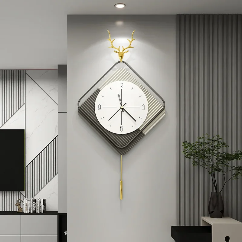 Light Luxury Decoration Living Room Clock Wall Clock Modern Simple Home Creative Fashion Restaurant Clock Wall Hanging Watch
Light Luxury Decoration Living Room Clock Wall Clock Modern Simple Home Creative Fashion Restaurant Clock Wall Hanging Watch