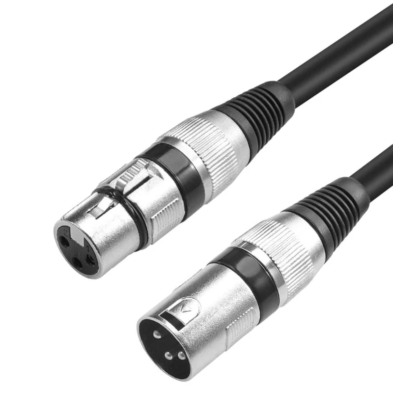 G5AA Home Theater Club-Stages 3Pin XLR Male to Female Canon-Plug Cable Aux-Connector Fit for Mixer Microphone Amplifier
G5AA Home Theater Club-Stages 3Pin XLR Male to Female Canon-Plug Cable Aux-Connector Fit for Mixer Microphone Amplifier