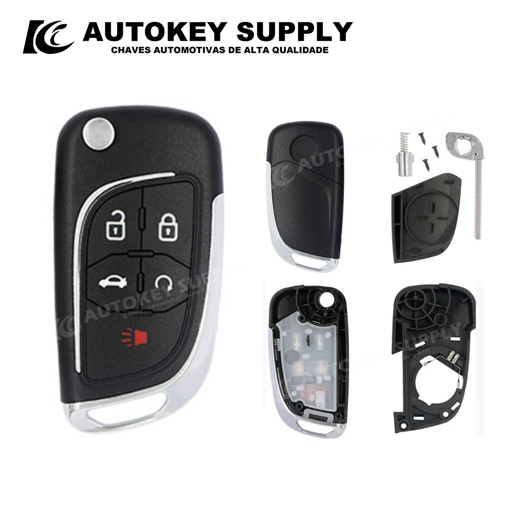 

Model Folding Key Shell 5 Buttons AutokeySupply AKBKF126