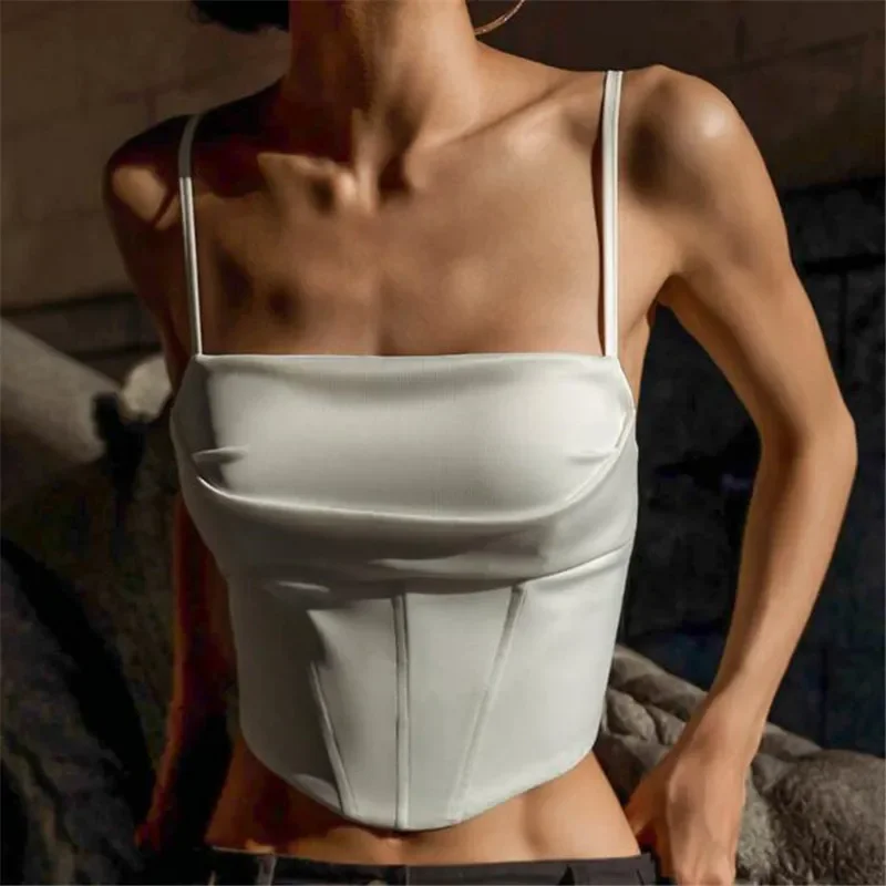 Spaghetti Strap Tank Top Sexy Backless Bandage Skinny Crop Tops 2023 Summer Elegant Lace Up Party Streetwear Women Camis
Spaghetti Strap Tank Top Sexy Backless Bandage Skinny Crop Tops 2023 Summer Elegant Lace Up Party Streetwear Women Camis