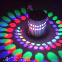 RGB Spiral Hole LED Wall Light Effect Wall Lamp with Remote Controller Colorful Wandlamp for Party Bar Lobby KTV Home Decoration
RGB Spiral Hole LED Wall Light Effect Wall Lamp with Remote Controller Colorful Wandlamp for Party Bar Lobby KTV Home Decoration