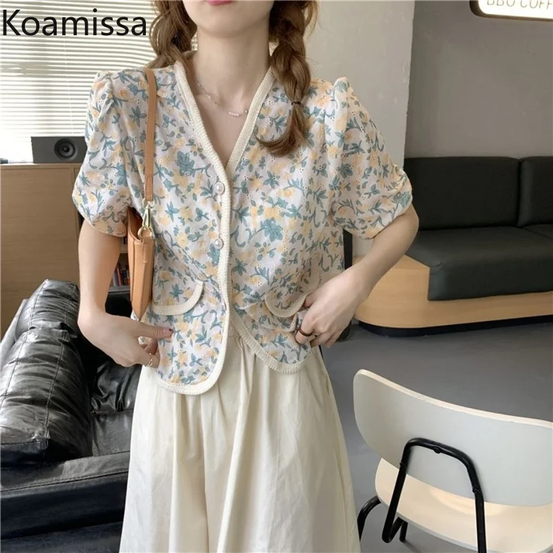 Koamissa Summer Korean Two Piece Set Embroidered Floral Short Sleeve Shirt Loose High-waisted Skirt Women Suit Sweet Outfits
Koamissa Summer Korean Two Piece Set Embroidered Floral Short Sleeve Shirt Loose High-waisted Skirt Women Suit Sweet Outfits