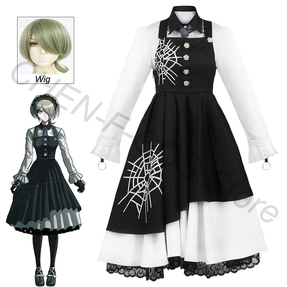 Danganronpa Tojo Kirumi Cosplay Costume Wig Dress Shirt Anime Role Play Uniform Accessory Halloween Christmas Carnival Full Set
Danganronpa Tojo Kirumi Cosplay Costume Wig Dress Shirt Anime Role Play Uniform Accessory Halloween Christmas Carnival Full Set
