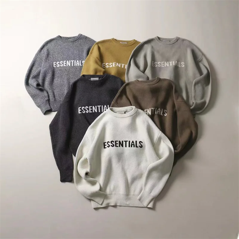 Осенне-зимний базовый свитер 1:1 Модный повседневный вязаный жаккардовый теплый пуловер с буквенным логотипом мужской женский свитер
Осенне-зимний базовый свитер 1:1 Модный повседневный вязаный жаккардовый теплый пуловер с буквенным логотипом мужской женский свитер