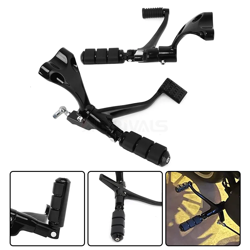 

Motorcycle Black Forward Controls Set Levers Linkage Kit Without Pedal Fit For Harley Sportster Iron XL 1200 883 Custom 2014-up