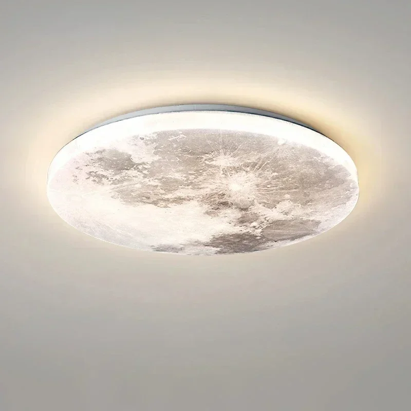 

Modern Moon Wall Light Creative Ceiling Light Universal Stepless Dimmable Chandelier 36W 42W Living Room Bedroom Lamp Home Decor