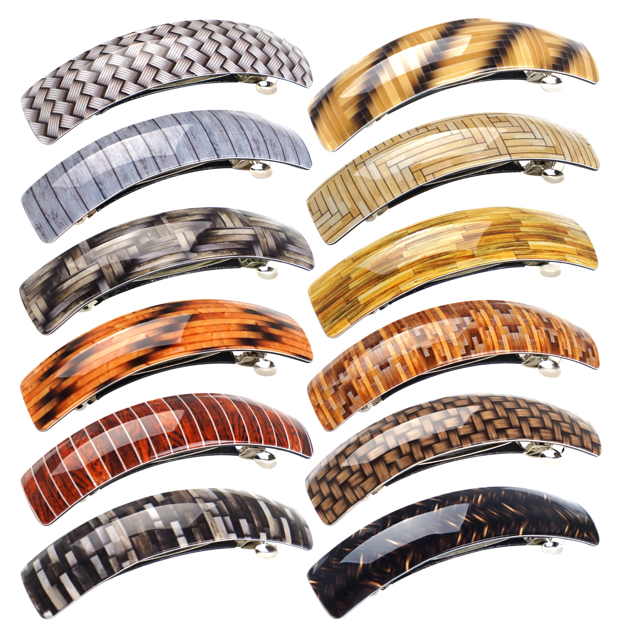 3Pcs Beautiful French Hair Lines Simple Retro Classic Large Snap Barrettes hair accessories ,large hair barrettes for women
3Pcs Beautiful French Hair Lines Simple Retro Classic Large Snap Barrettes hair accessories ,large hair barrettes for women