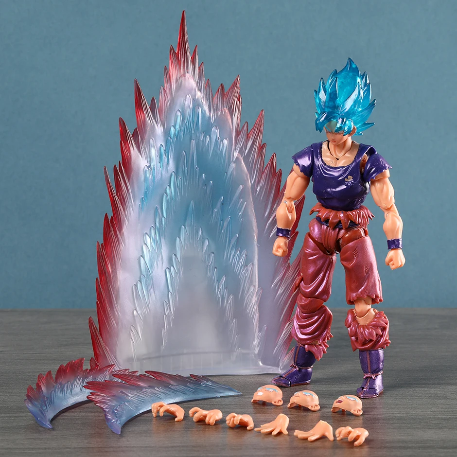 

DragonBall Shining Soul Super Saiyan Blue Son Goku PVC Action Figure Model Toys Doll for Collectible