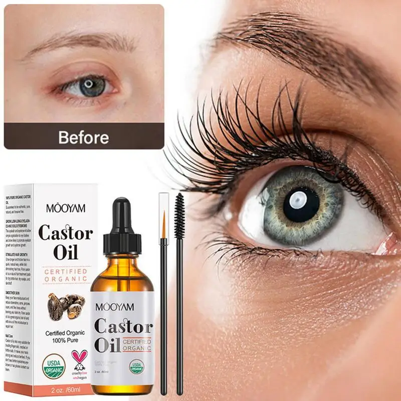 60ml Castor Oil Hair Eyelash Brows Growth Serum Essential Oil Castor Essence Moisturizer Skin Care Healthy For Women
60ml Castor Oil Hair Eyelash Brows Growth Serum Essential Oil Castor Essence Moisturizer Skin Care Healthy For Women