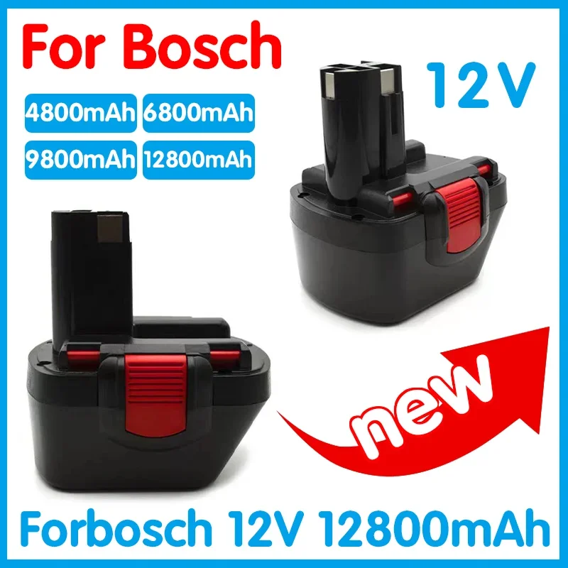 

For Bosch 12V 12800mah PSR Rechargeable battery 12V 12.8AH AHS GSB GSR 12 VE-2 BAT043 BAT045 BAT046 BAT049 BAT120 BAT139