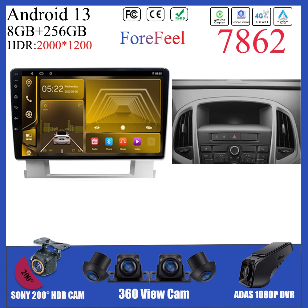 CarPlay For Buick Excelle 2 2009 - 2015 For Opel Astra J 2009 - 2017 Android 13 Auto Radio 4G WiFi Car Multimedia Navigation BT
CarPlay For Buick Excelle 2 2009 - 2015 For Opel Astra J 2009 - 2017 Android 13 Auto Radio 4G WiFi Car Multimedia Navigation BT