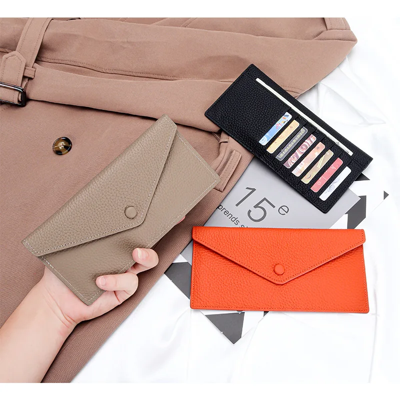 Длинный женский кошелек-конверт, тонкий женский кошелек из натуральной кожи для телефона, роскошный брендовый клатч из воловьей кожи, тонкий кошелек с держателем для карт
Длинный женский кошелек-конверт, тонкий женский кошелек из натуральной кожи для телефона, роскошный брендовый клатч из воловьей кожи, тонкий кошелек с держателем для карт