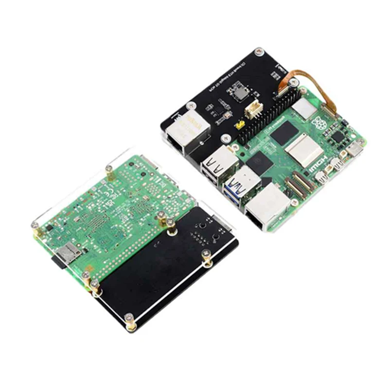 

For Raspberry Pi 5 PCIe TO Gigabit RJ45 Driver-Free RTL8111H Pi5 ETH Adapter Board (C)