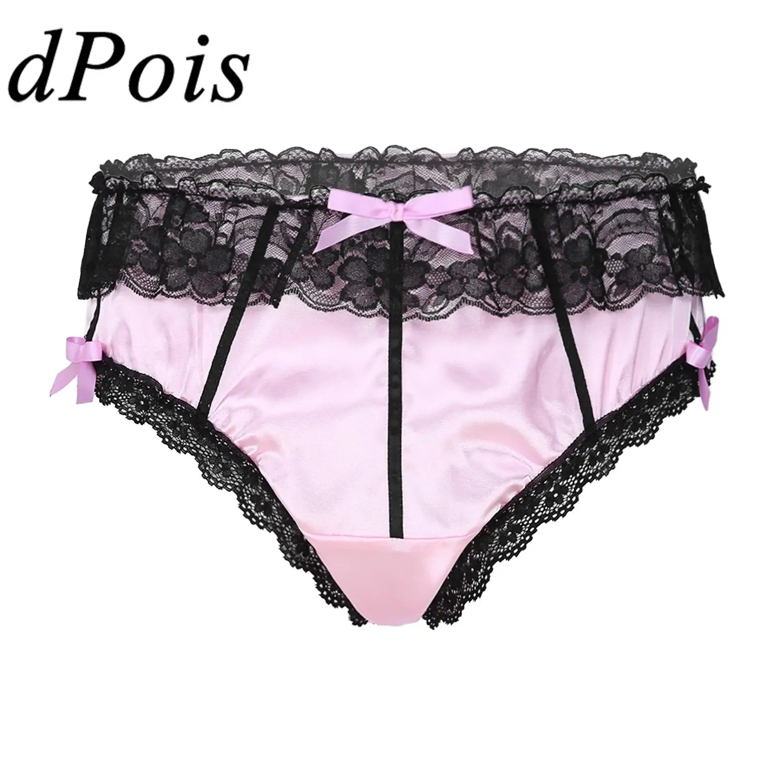 Mens Sissy Panties Underwear Gay Male Crossdress Shiny Satin Sexy Lingerie Ruffled Lace Bowknot Knickers Briefs Underpants
Mens Sissy Panties Underwear Gay Male Crossdress Shiny Satin Sexy Lingerie Ruffled Lace Bowknot Knickers Briefs Underpants