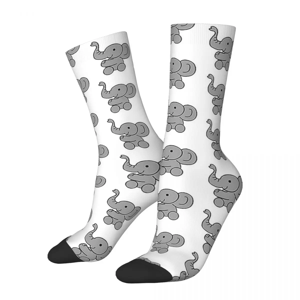 

Elephant Socks Harajuku Sweat Absorbing Stockings All Season Long Socks Accessories for Unisex Gifts