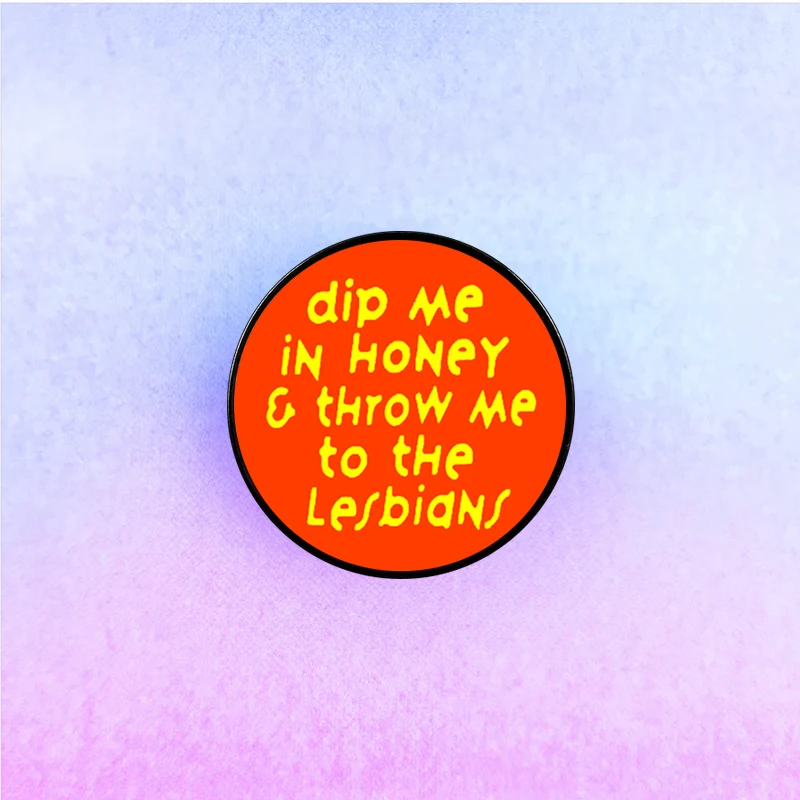 1pc dip me in honey Custom cute round-shaped Brooch Creative metal pin Shirt Accessories brooches pins for women
1pc dip me in honey Custom cute round-shaped Brooch Creative metal pin Shirt Accessories brooches pins for women