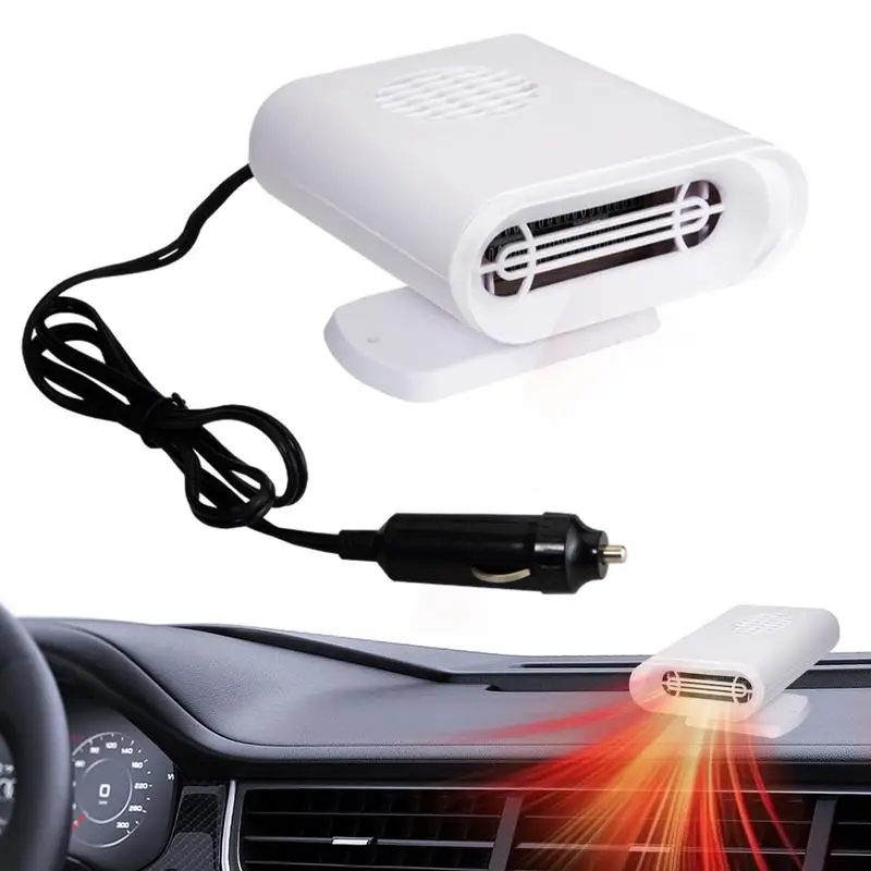 Portable Car Heater Fan 2 IN 1 Heating Windshield Defogger Car Fan Heater Air Heater Defroster Defogger Suitable For 12/24V
Portable Car Heater Fan 2 IN 1 Heating Windshield Defogger Car Fan Heater Air Heater Defroster Defogger Suitable For 12/24V