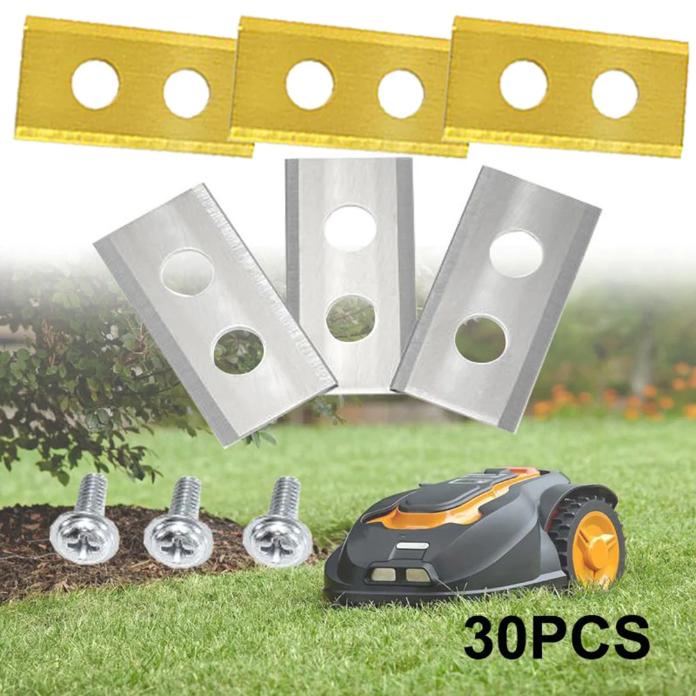 30x Replacement Blades For WORX Robot Lawn Mower Blades Blades Home Garden Spare Parts Power Tool Accessories
30x Replacement Blades For WORX Robot Lawn Mower Blades Blades Home Garden Spare Parts Power Tool Accessories