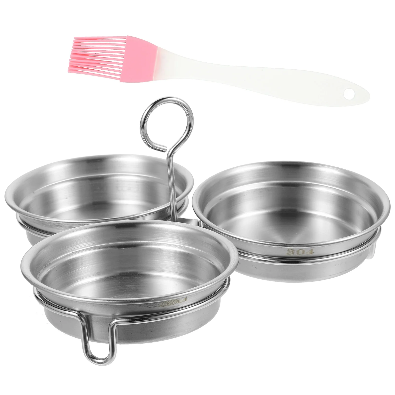 Stainless Steel Egg Poacher, Poached Egg Pan Circle Egg Mold for Stovetop Oven Steamer
Stainless Steel Egg Poacher, Poached Egg Pan Circle Egg Mold for Stovetop Oven Steamer