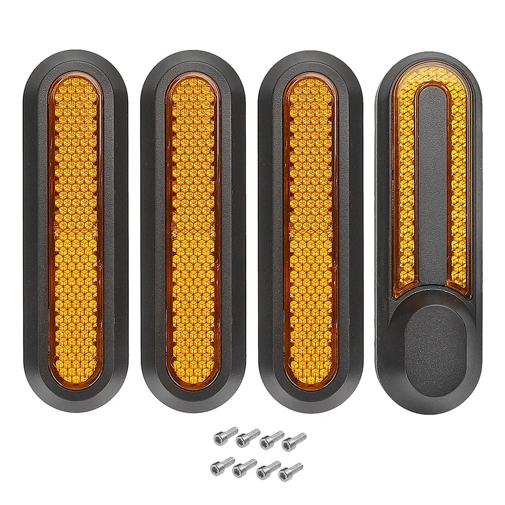 4pc Electric Scooter Reflectors Night Warning Prismatic Safety Warning Light For Xiaomi M365 Pro Pro2 1S Scooter Reflector Parts
4pc Electric Scooter Reflectors Night Warning Prismatic Safety Warning Light For Xiaomi M365 Pro Pro2 1S Scooter Reflector Parts