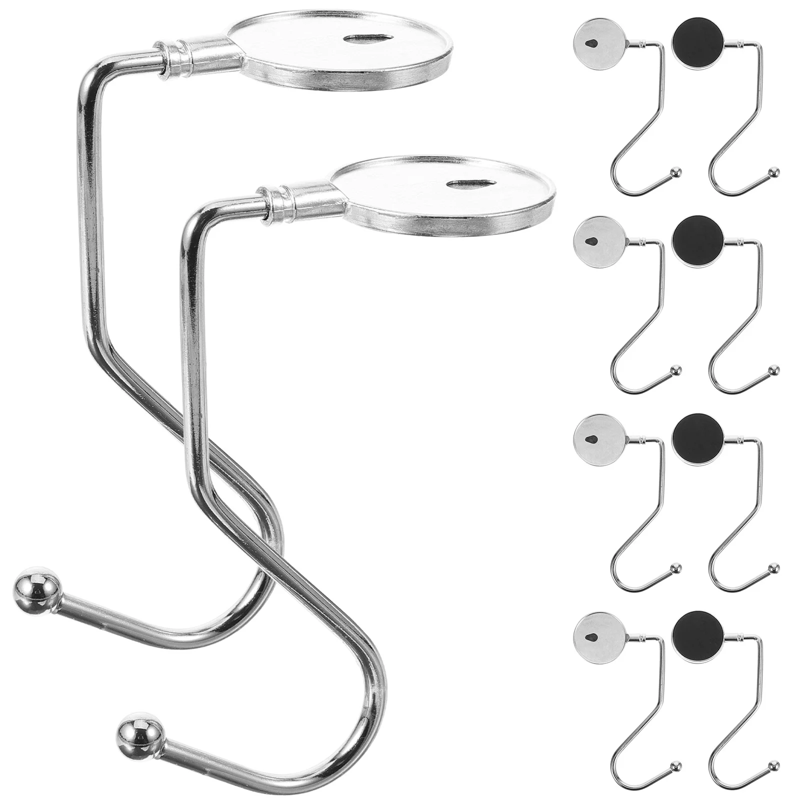 10 Pcs Hook The Tote Bag Anti-skid Student Hanger Purse Office Wallet Clip Double Team Desk
10 Pcs Hook The Tote Bag Anti-skid Student Hanger Purse Office Wallet Clip Double Team Desk