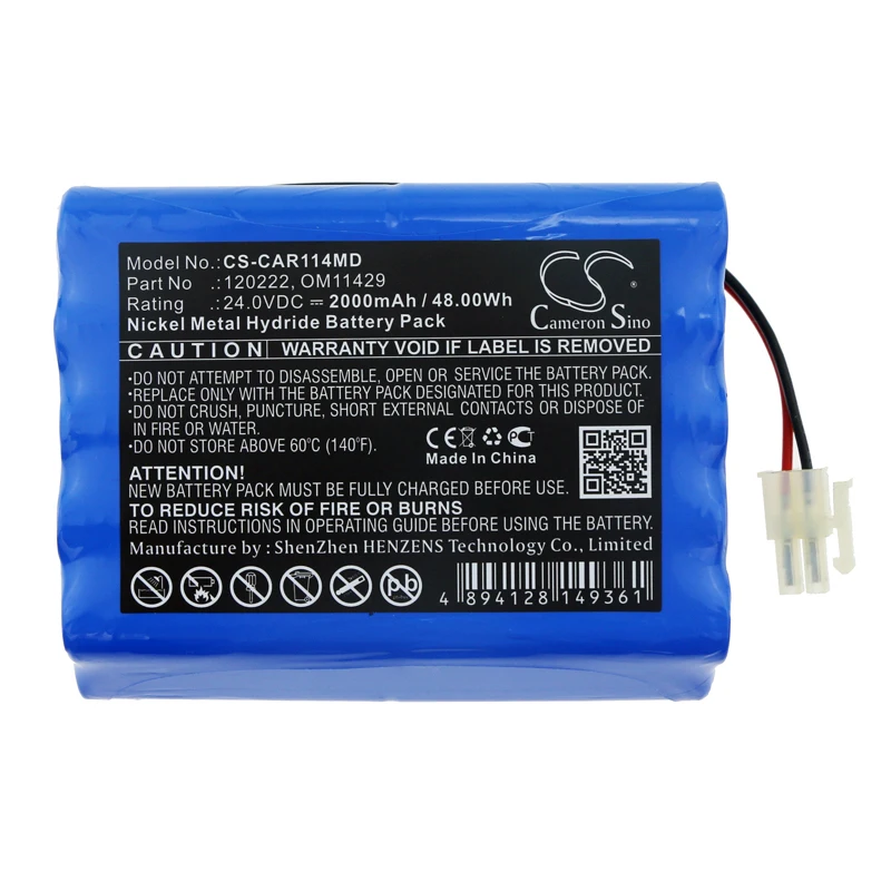 

Medical Battery For Cardioline 0593 120222 1220211-01 AMED5062 AS30008 B11429 BATT/110222 EE050319 OM11429ECG Delta 1+ 3+