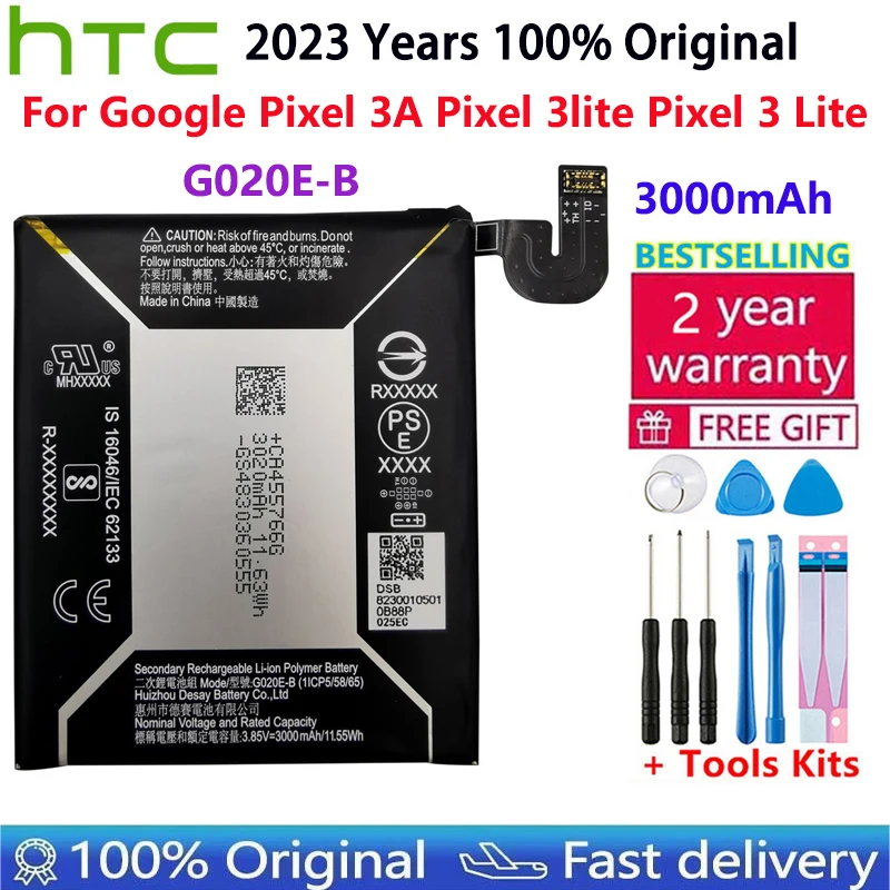 100% Original New High Quality Phone Replacement 3000mAh Battery G020E-B For Google Pixel 3A Pixel 3lite Pixel 3 Lite Batteries
100% Original New High Quality Phone Replacement 3000mAh Battery G020E-B For Google Pixel 3A Pixel 3lite Pixel 3 Lite Batteries