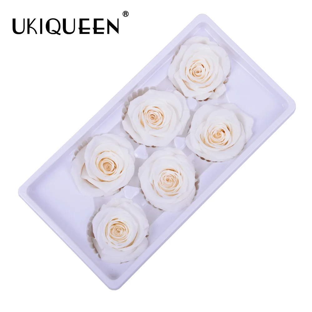 6Pcs/BOX High Quality Preserved Flowers Immortal Roses 5-6CM Diameter Christmas Gift Decoration Gift Immortal Flower Material 6
6Pcs/BOX High Quality Preserved Flowers Immortal Roses 5-6CM Diameter Christmas Gift Decoration Gift Immortal Flower Material 6