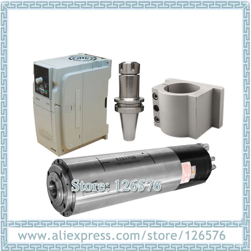 GDL110-30-18Z/3.2 ATC Spindle motor 3.2Kw 18000rpm BT30 Water cooled Spindle + VFD Inverter + 110mm Clamp + BT30-ER25Tool Holder
GDL110-30-18Z/3.2 ATC Spindle motor 3.2Kw 18000rpm BT30 Water cooled Spindle + VFD Inverter + 110mm Clamp + BT30-ER25Tool Holder