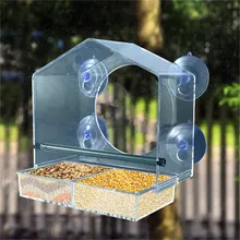 Windowsill Bird feeder Acrylic Transparent Window Bird Feeder Tray Bird House Pet Feeder Suction Cup Installation House Feeder
Windowsill Bird feeder Acrylic Transparent Window Bird Feeder Tray Bird House Pet Feeder Suction Cup Installation House Feeder