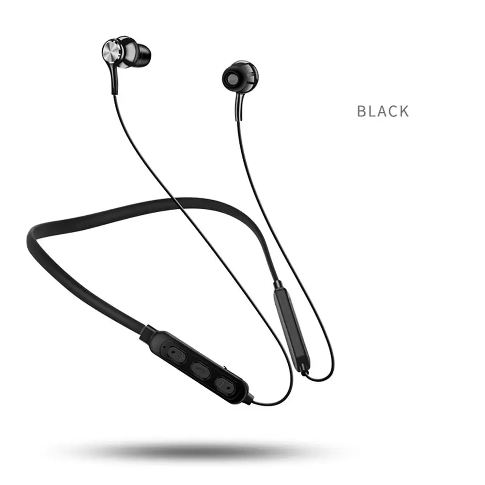 

G04 HIFI Handsfree Bluetooth 4.2 Wireless Sports earphone Stereo Subwoofer Hanging Neck Hanging Metal Magnetic In Ear Headphone