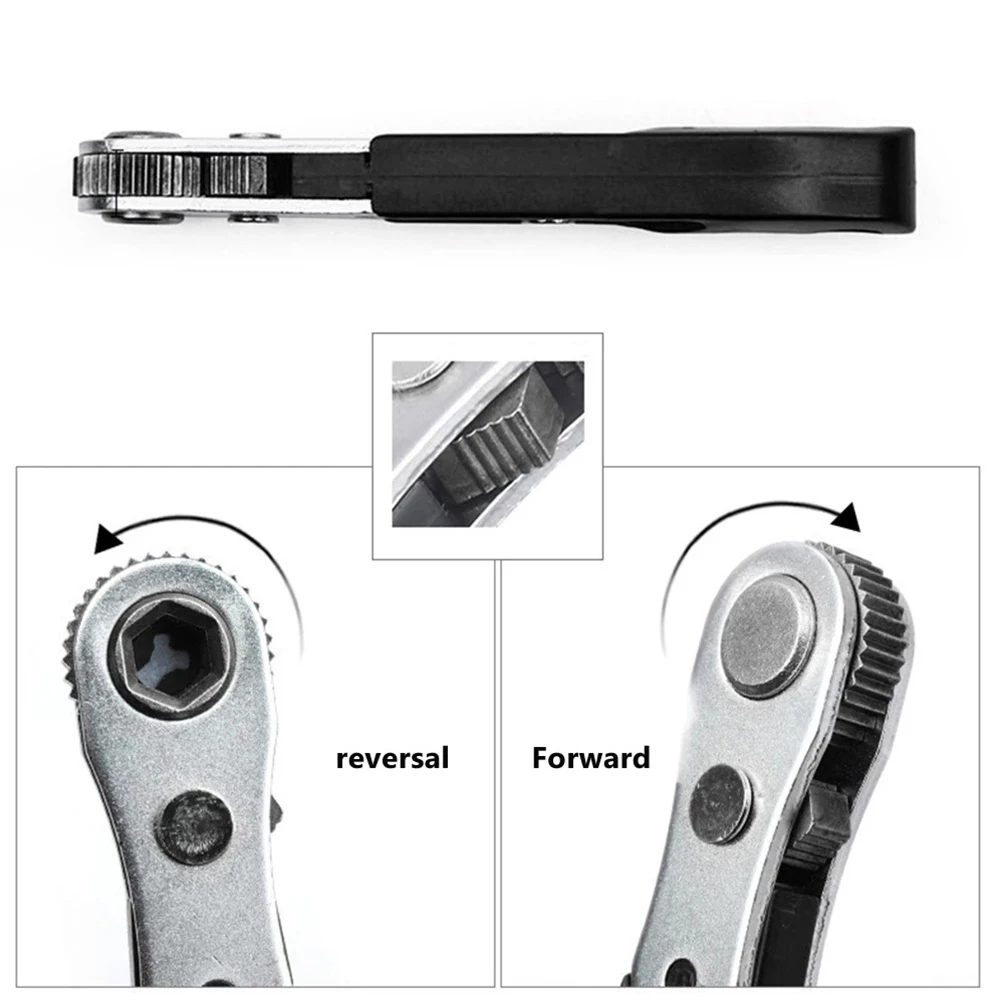 1pcs Hexagon Torx Socket Ratchet Spanner 1/4inch Quick Release Household Two-way Adjustment Wrench Screwdriver Hand Tools
1pcs Hexagon Torx Socket Ratchet Spanner 1/4inch Quick Release Household Two-way Adjustment Wrench Screwdriver Hand Tools