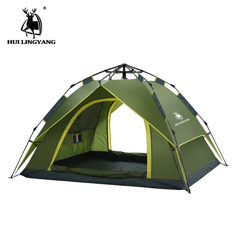 

HUI LINGYANG One-touch Tent 3-4 Person Travel Family Sun Shelter Portable Automatic Fishing Tent Outdoor Picnic Camping Tent