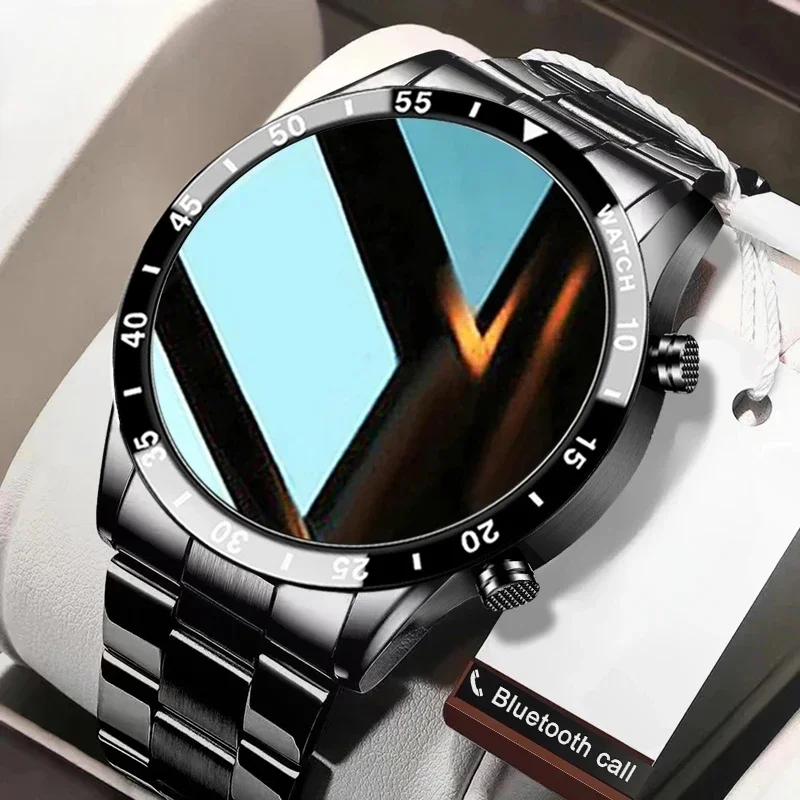 

Мужские Смарт-часы с сенсорным экраном, водонепроницаемые спортивные Смарт-часы со стальным браслетом и Bluetooth-вызовом для Android и IOS, новинка 2024