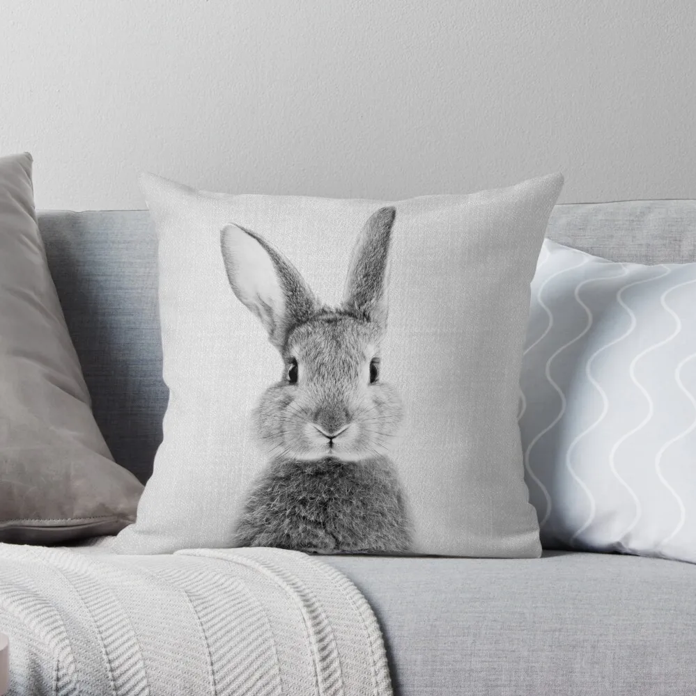 Rabbit - Black & White Throw Pillow Sofa Cushion Christmas Throw Pillows Covers Pillow Covers Decorative
Rabbit - Black & White Throw Pillow Sofa Cushion Christmas Throw Pillows Covers Pillow Covers Decorative