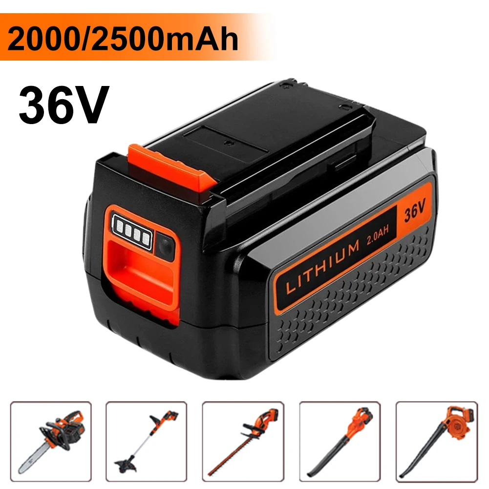 36V 2000/2500mAh Special Battery For Chainsaw Compatible With Black & Decker BL20362-XJ LBXR36 LBX36 BL20362 LBX2040 Power Tool
36V 2000/2500mAh Special Battery For Chainsaw Compatible With Black & Decker BL20362-XJ LBXR36 LBX36 BL20362 LBX2040 Power Tool