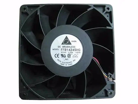 4-проводной вентилятор охлаждения сервера Delta Electronics FFB1424SHG SP00 DC 24 В 140 а 140x50 мм
4-проводной вентилятор охлаждения сервера Delta Electronics FFB1424SHG SP00 DC 24 В 140 а 140x50 мм