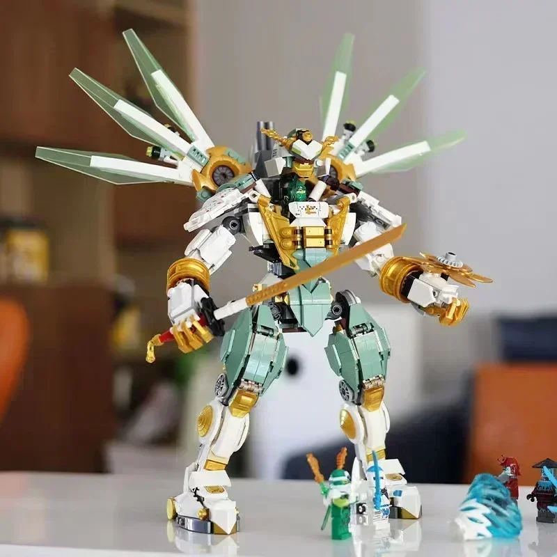 Строительные блоки Lloyd Titan Mech с фигурками, 929 шт., игрушки «сделай сам» для детей, подарок на день рождения и Рождество
Строительные блоки Lloyd Titan Mech с фигурками, 929 шт., игрушки «сделай сам» для детей, подарок на день рождения и Рождество