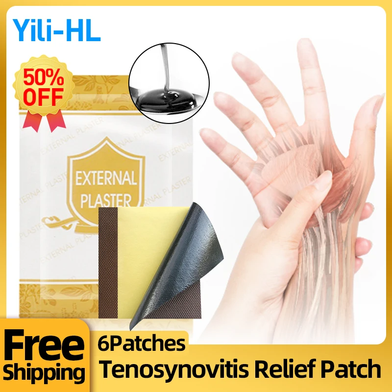 Tendon Sheath Relief Patch 6pcs Joint Pain Hand and Wrist Thumb Finger Tendonitis Herbal Therapy Tenosynovitis Treatment Plaster
Tendon Sheath Relief Patch 6pcs Joint Pain Hand and Wrist Thumb Finger Tendonitis Herbal Therapy Tenosynovitis Treatment Plaster