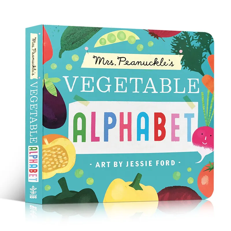 Milu Original English Picture Book Mrs. Peanuckle's Vegetable Alphabet BB Children's Board Popular Science Encyclopedia
Milu Original English Picture Book Mrs. Peanuckle's Vegetable Alphabet BB Children's Board Popular Science Encyclopedia