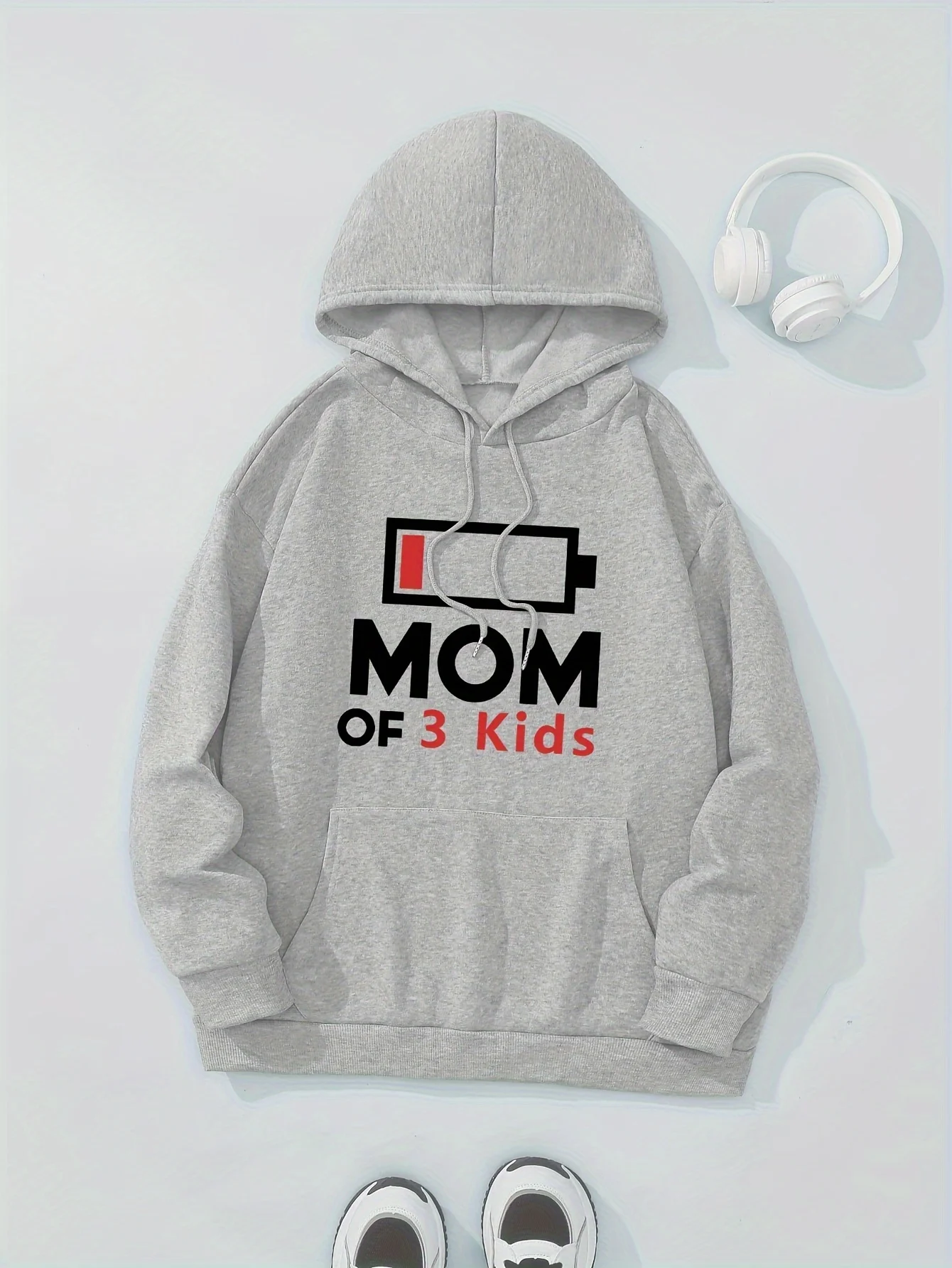 MOM Print Mother's Day Gift Of 3 Kids Cotton Hoodie Loose Sports Sweatshirt Street Ladies Pullover Plus Size Ladies Jacket
MOM Print Mother's Day Gift Of 3 Kids Cotton Hoodie Loose Sports Sweatshirt Street Ladies Pullover Plus Size Ladies Jacket