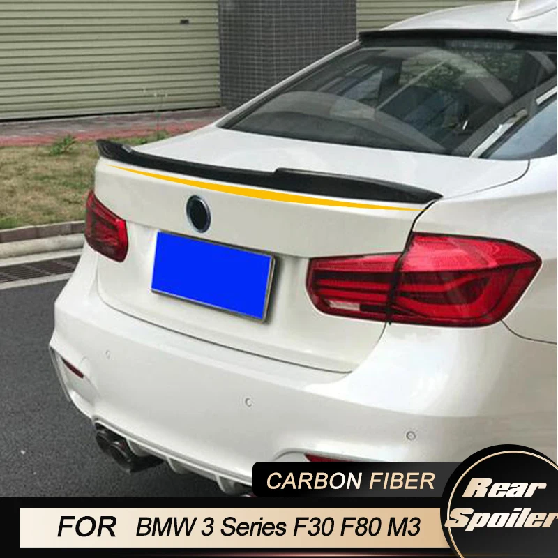 Car Rear Trunk Spoiler Wing For BMW 3 Series F30 F80 M3 Sedan 4-Door 2012 - 2017 Rear Trunk Boot Lip Wing Spoiler Carbon Fiber
Car Rear Trunk Spoiler Wing For BMW 3 Series F30 F80 M3 Sedan 4-Door 2012 - 2017 Rear Trunk Boot Lip Wing Spoiler Carbon Fiber